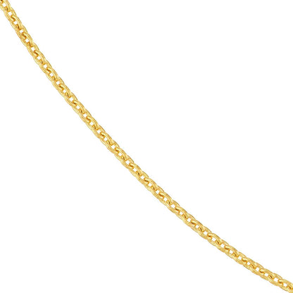 Cable Chain 0.70 mm in 18k