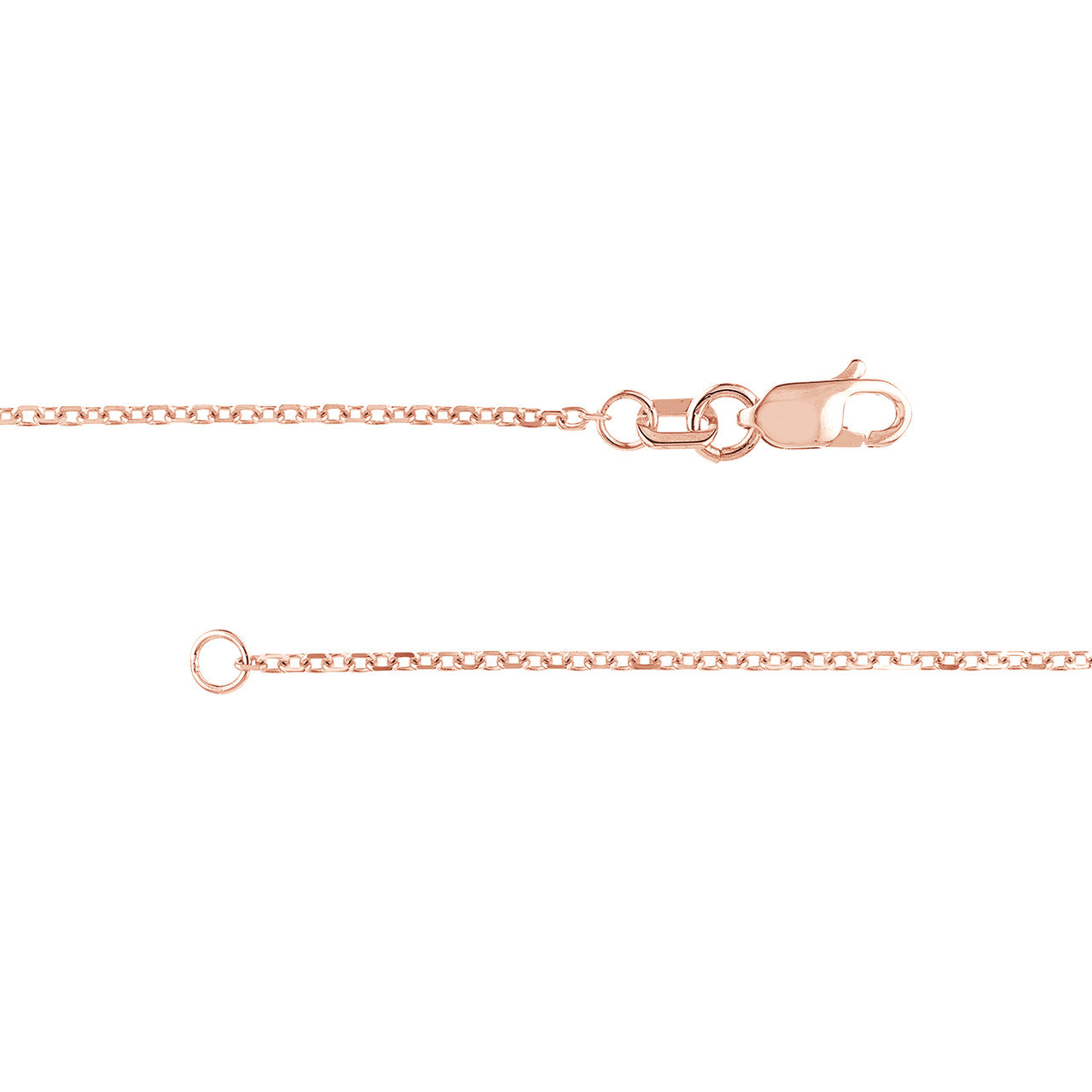 1.15mm D/C Cable Chain with Lobster Lock - Petra Star