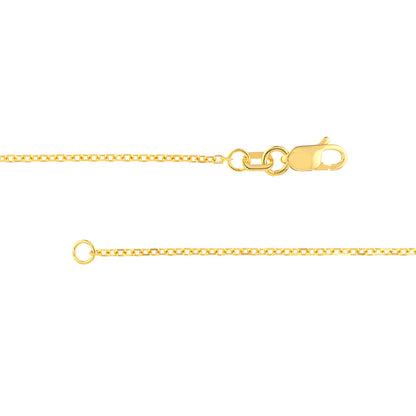 1.15mm D/C Cable Chain with Lobster Lock - Petra Star