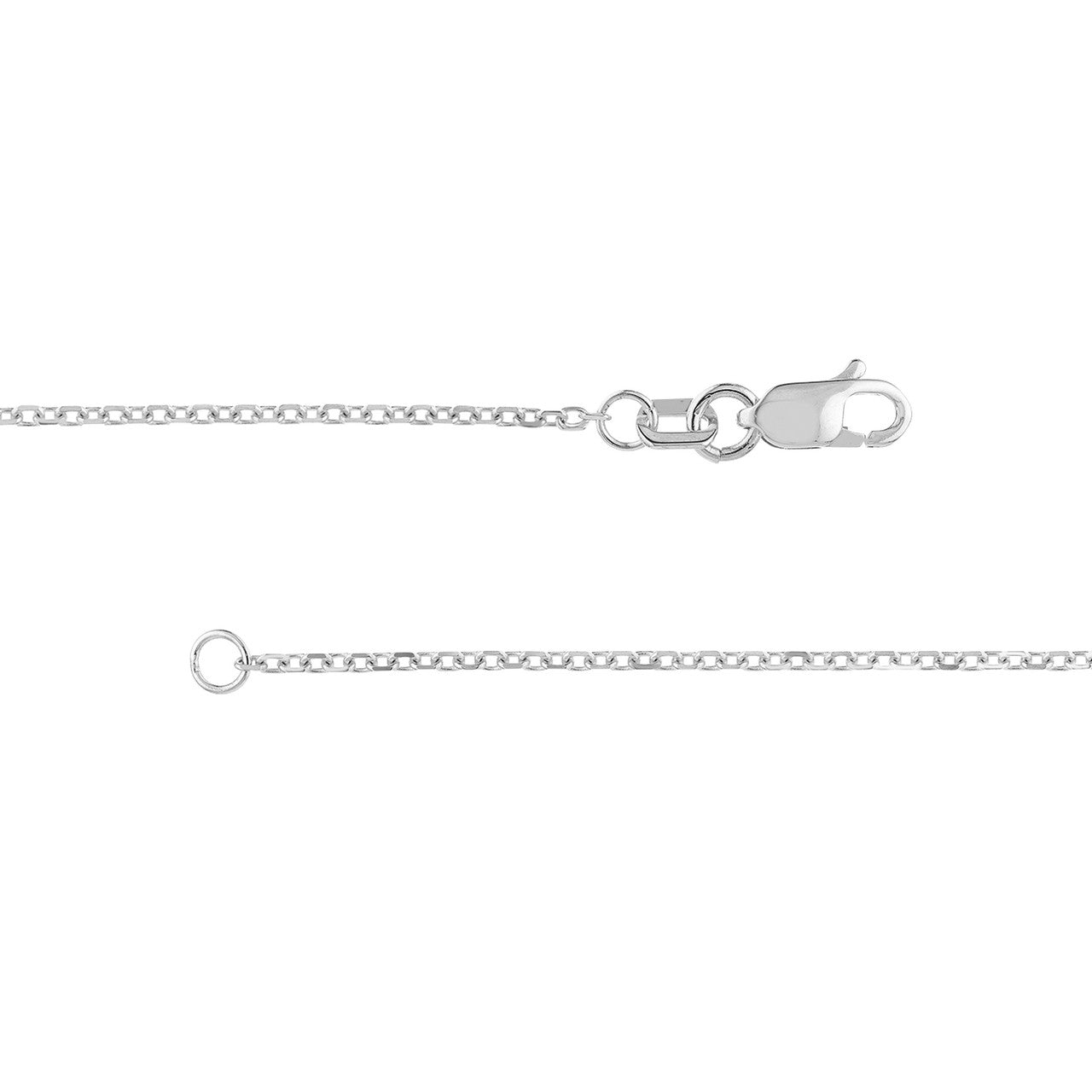 1.15mm D/C Cable Chain with Lobster Lock - Petra Star