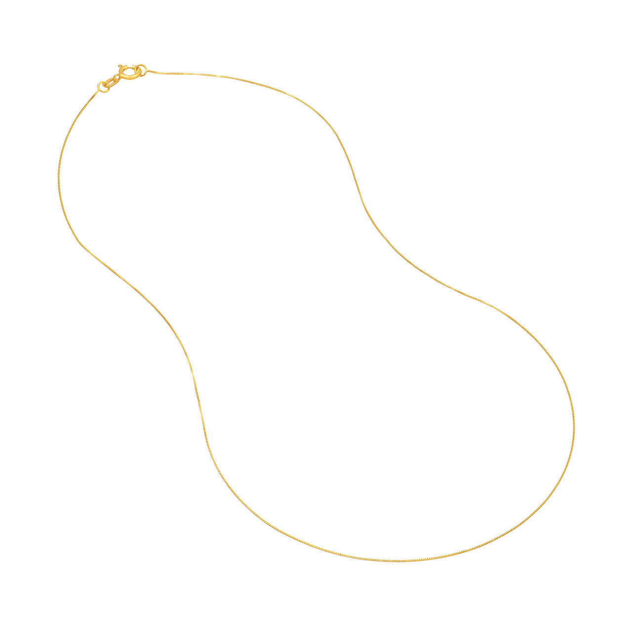 Box Chain 0.42mm in 14k - Petra Star
