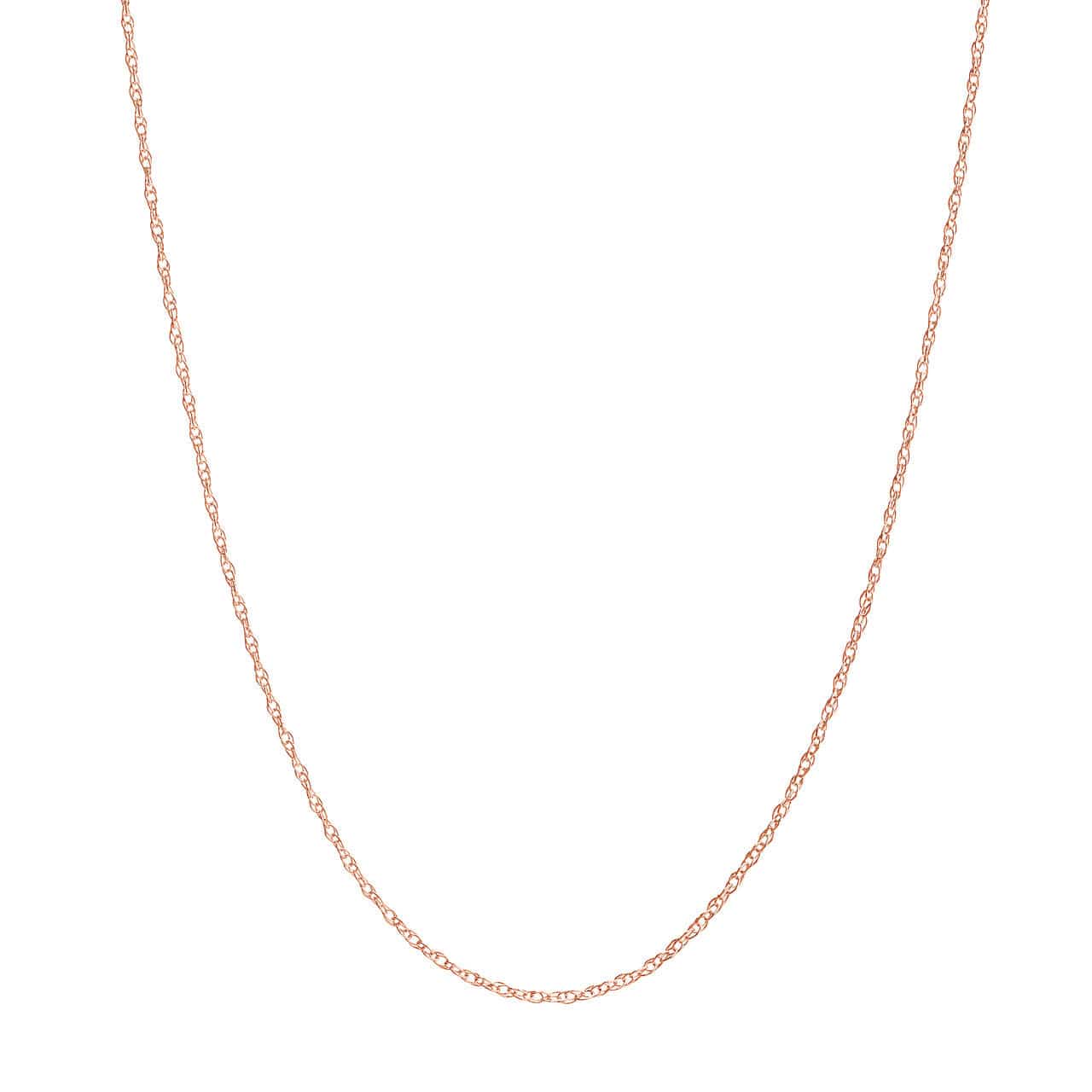 Midas rope chain made of 0.80 mm thick gold or silver, featuring a twisted design with a secure clasp.