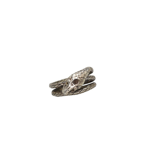 Antique Snake Ring Men's Size 10 - Petra Star