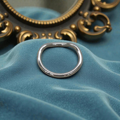 Petra Star Snuggle Band Platinum 2MM Curved Band - Petra Star