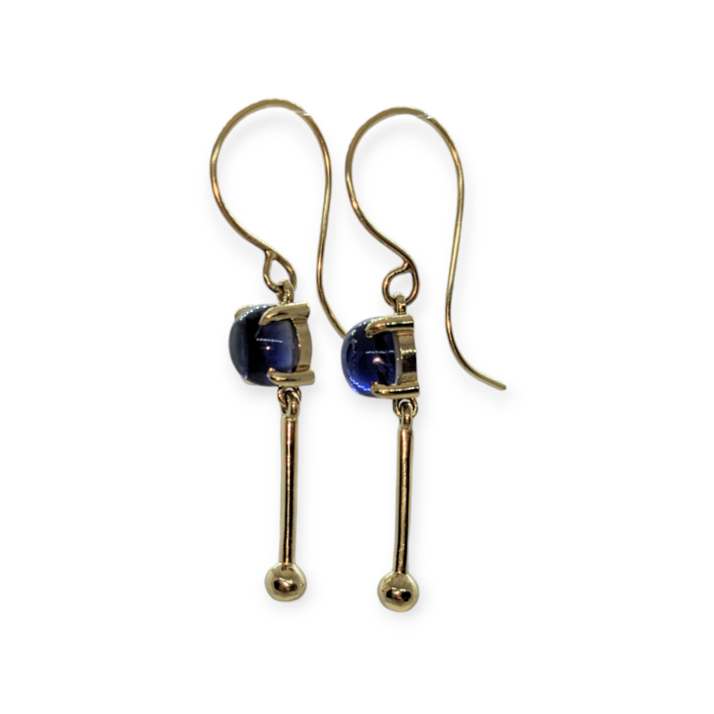 Gumdrop Iolite Drop Earrings - Petra Star