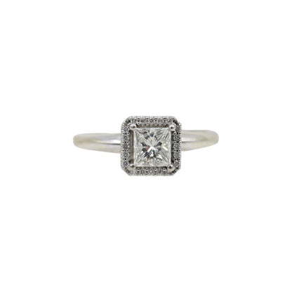 Princess Cut Diamond Halo