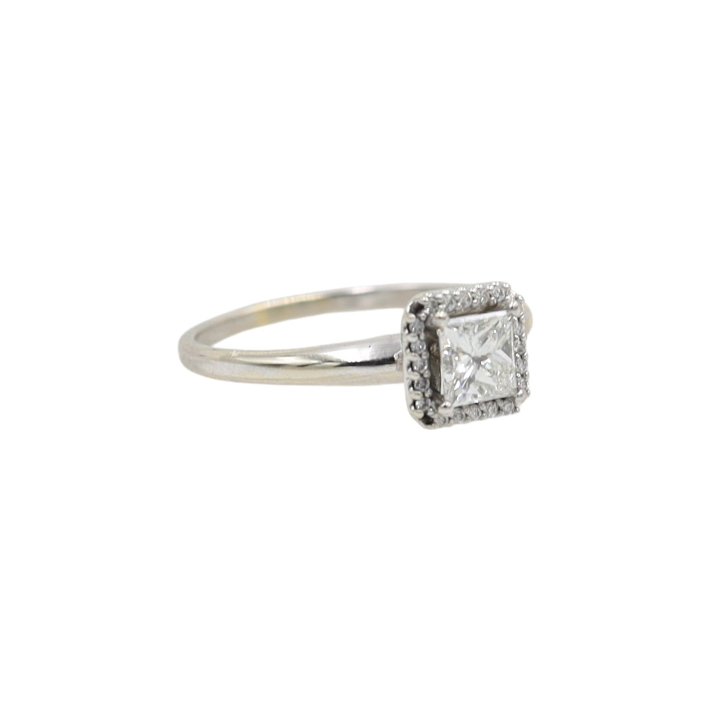 Princess Cut Diamond Halo