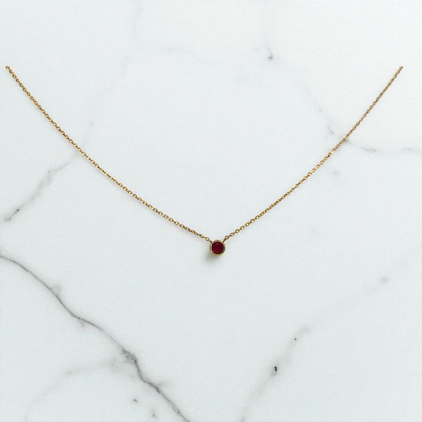 Ruby Necklace - Petra Star