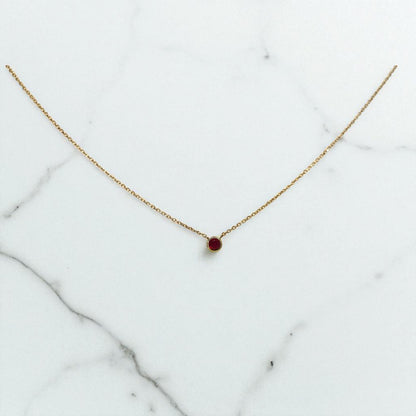 Ruby Necklace - Petra Star