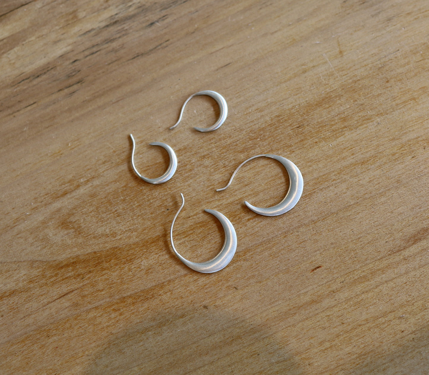 Sade Hoops Silver