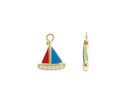 Sail Boat Charm - Petra Star