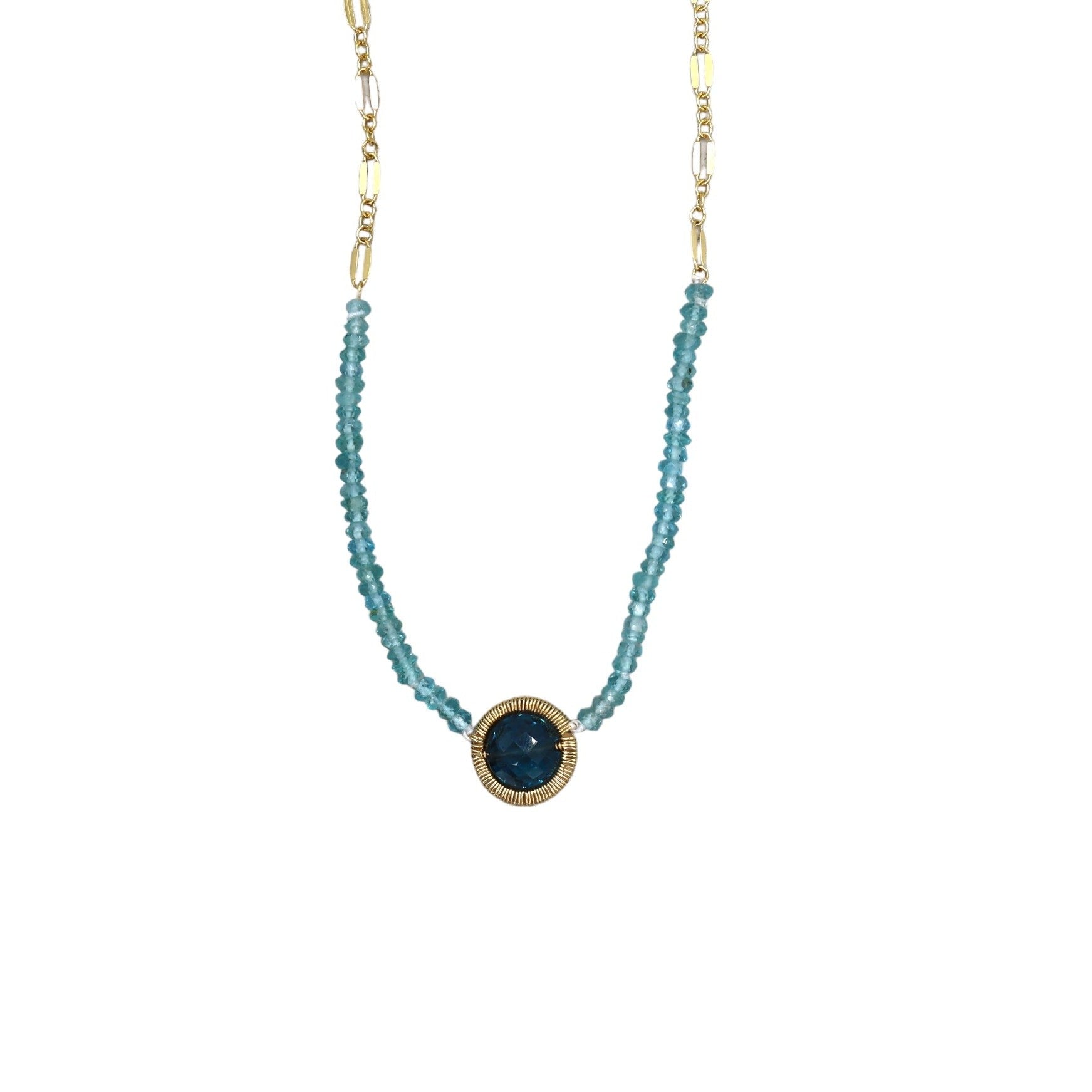 Teal Frenzy Necklace - Petra Star