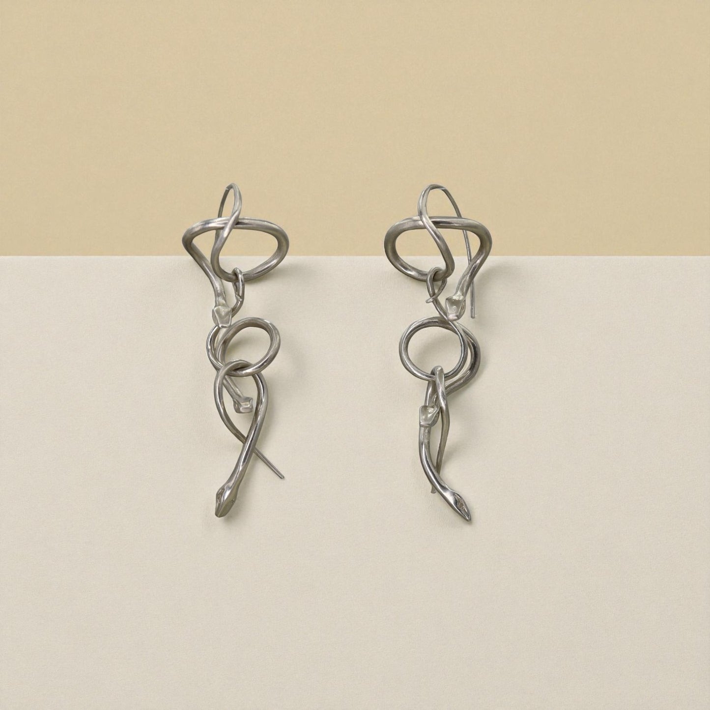 Annette Ferdinandsen Triple Tier Snake Earrings