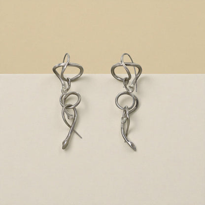 Annette Ferdinandsen Triple Tier Snake Earrings