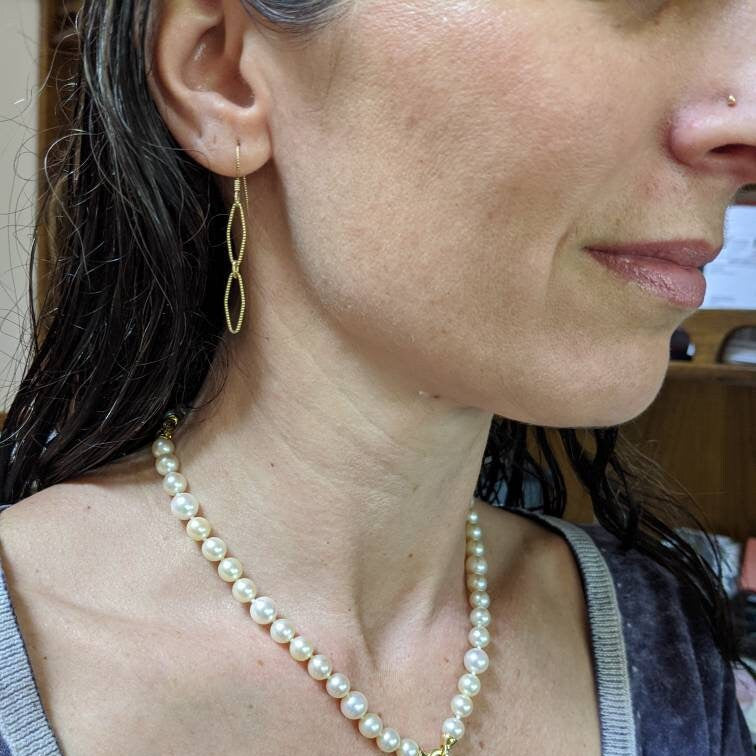 Twisted Rope Earrings - Petra Star