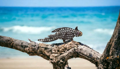 Georgian Diamond Pendant of a Bird