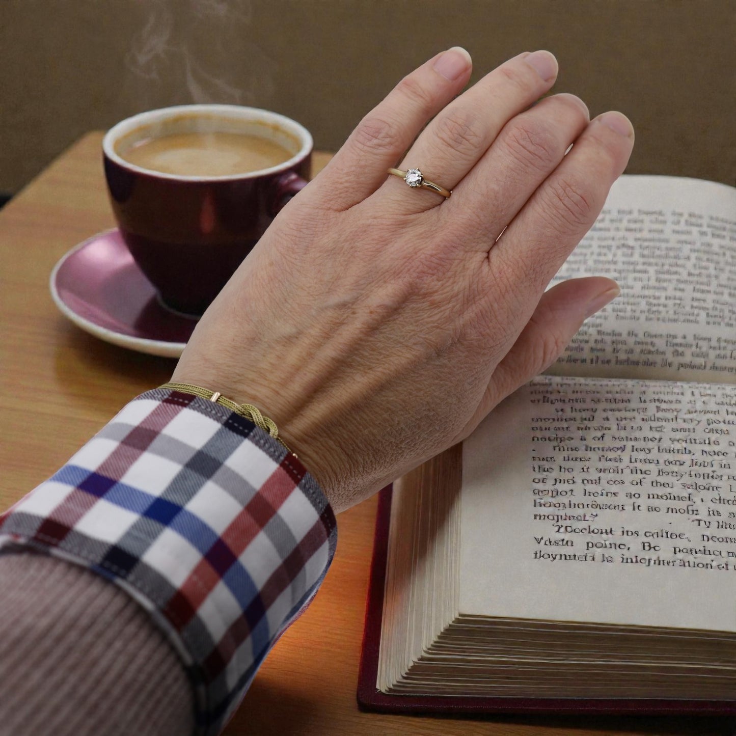 Victorian Old Mine Cut Diamond Solitaire