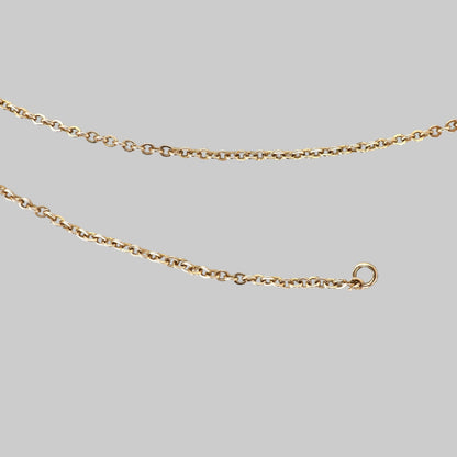 Vintage 10k Pink Gold Chain 18" - Petra Star
