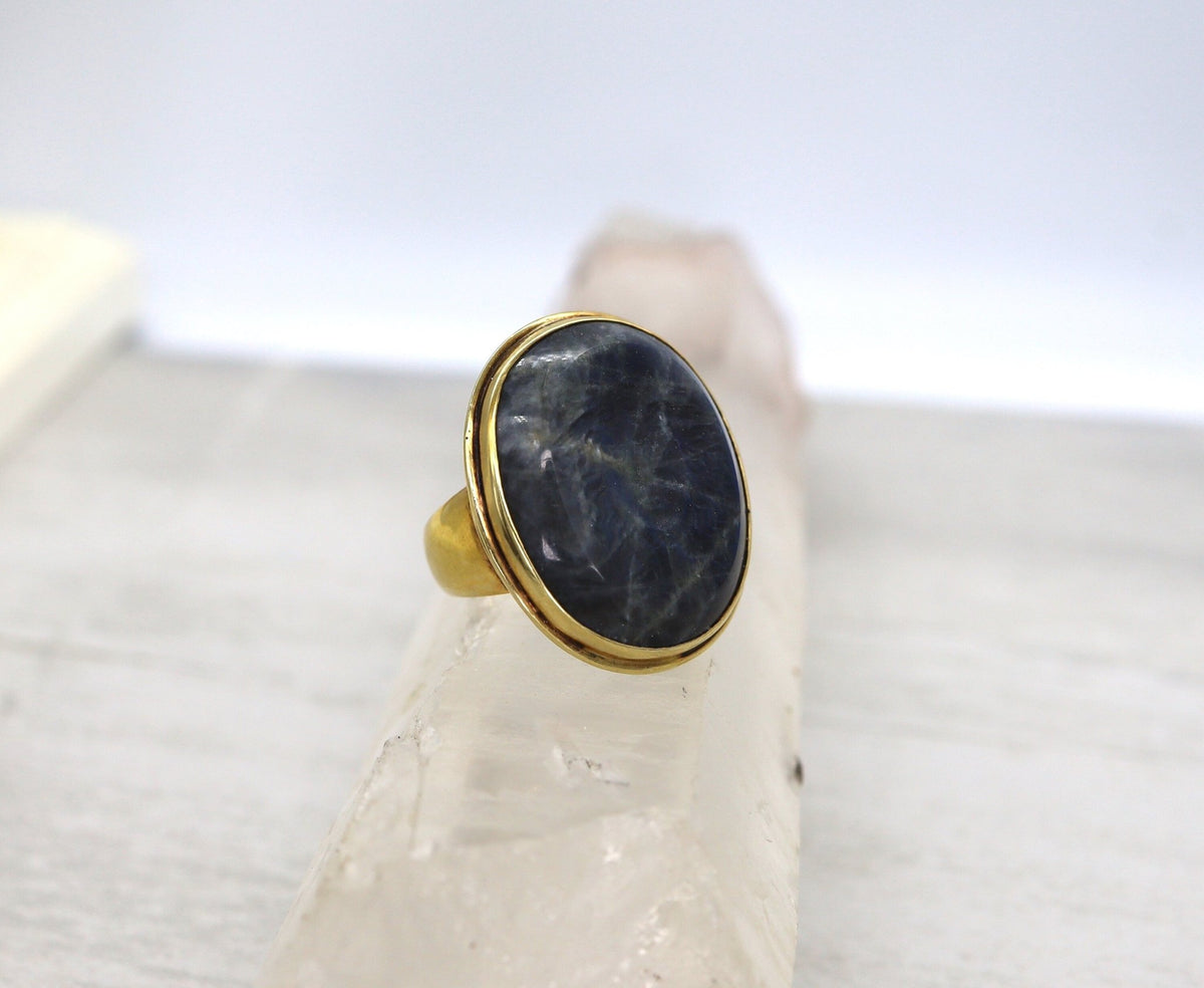 Amazing Victorian Medusa Labradorite Intaglio - Petra Star
