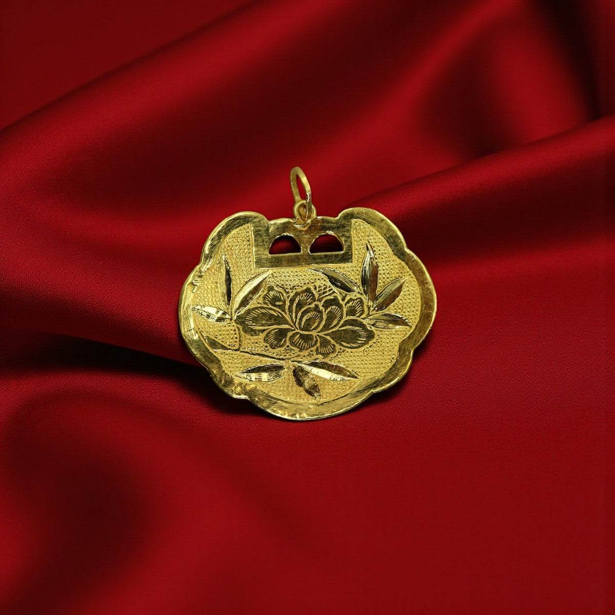 Antique Chinese Gold Pendants - Petra Star