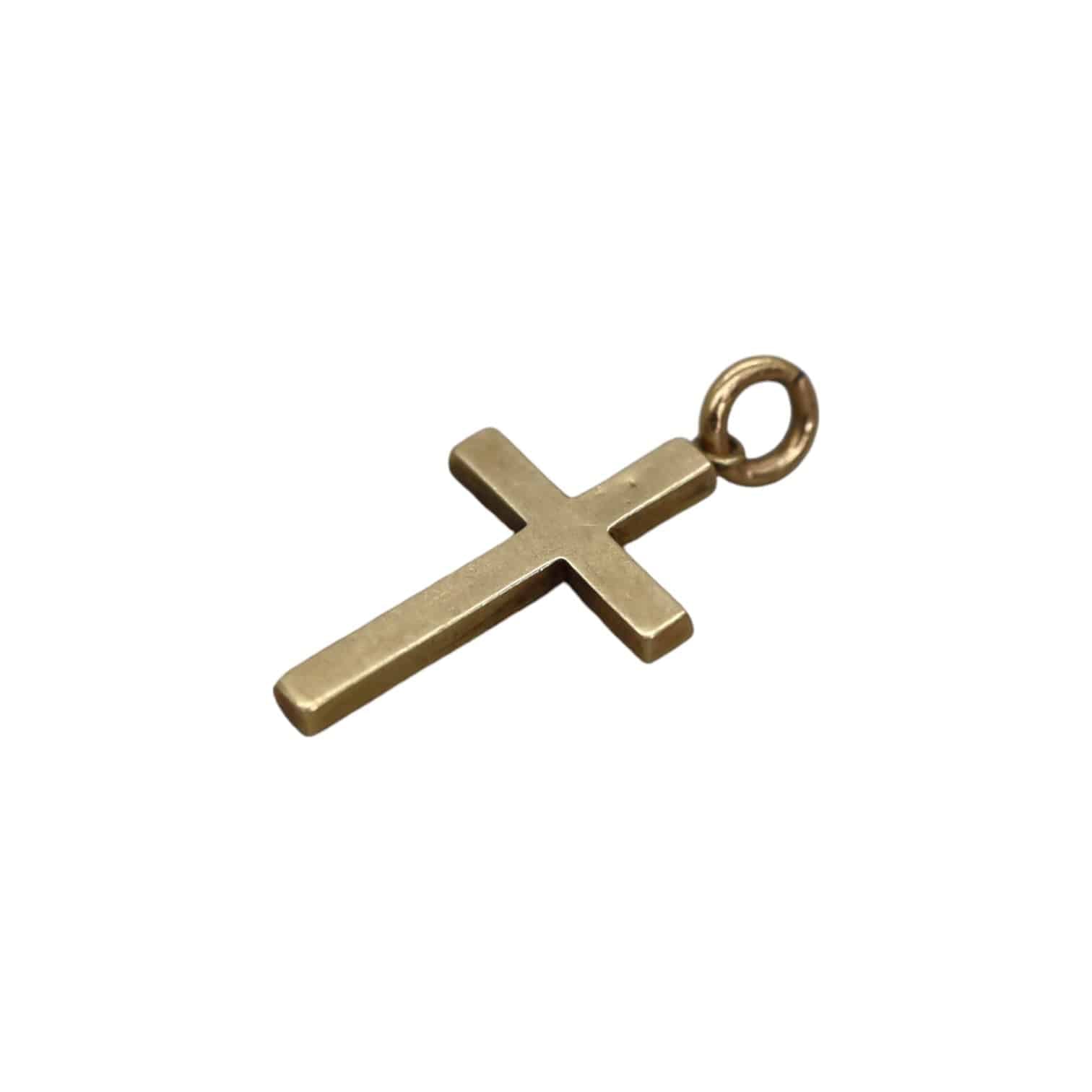 Antique Cross 10k Yellow Gold - Petra Star