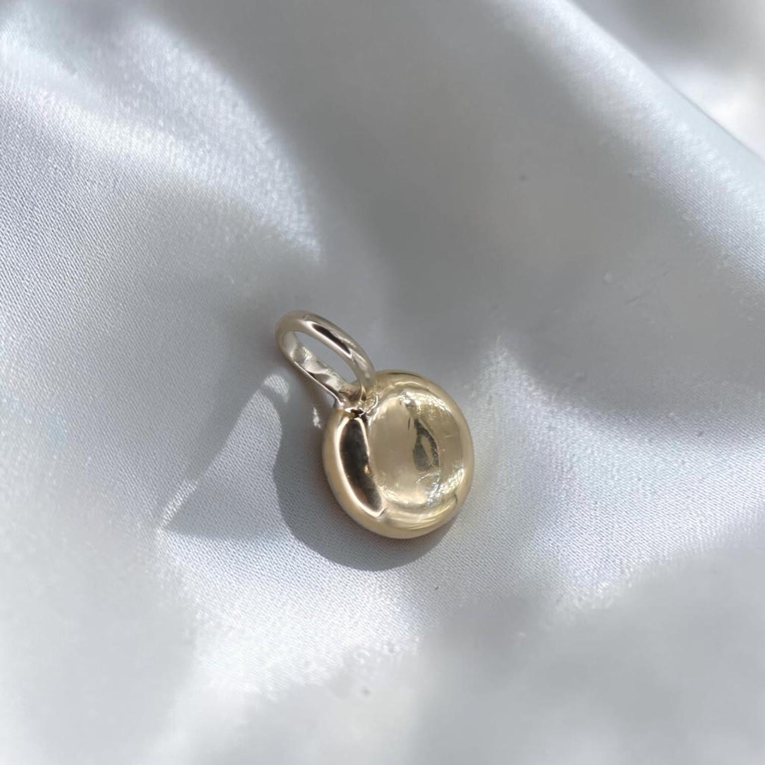 Antique Edwardian Dress Stud Charm | Platinum Mother of Pearl Seed Pearl 14K - Petra Star