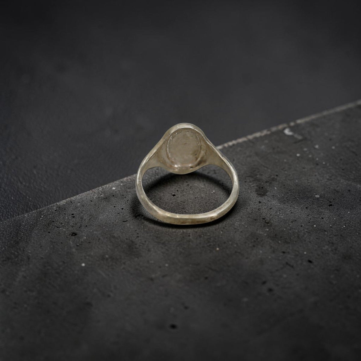 Antique Memento Mori Skull & Crossbones Signet Ring | Hand Engraved Sterling Silver | Victorian–Edwardian Era | Petra Star - Petra Star