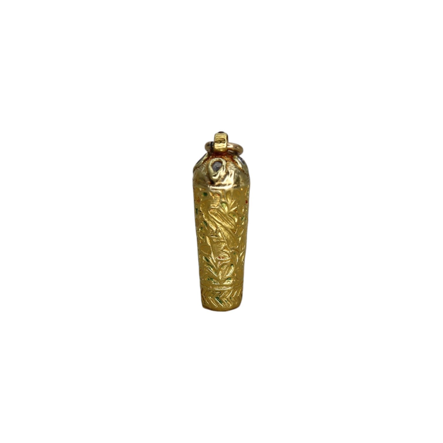 Antique Mughal Whistle Charm Rose Cut Diamonds - Petra Star