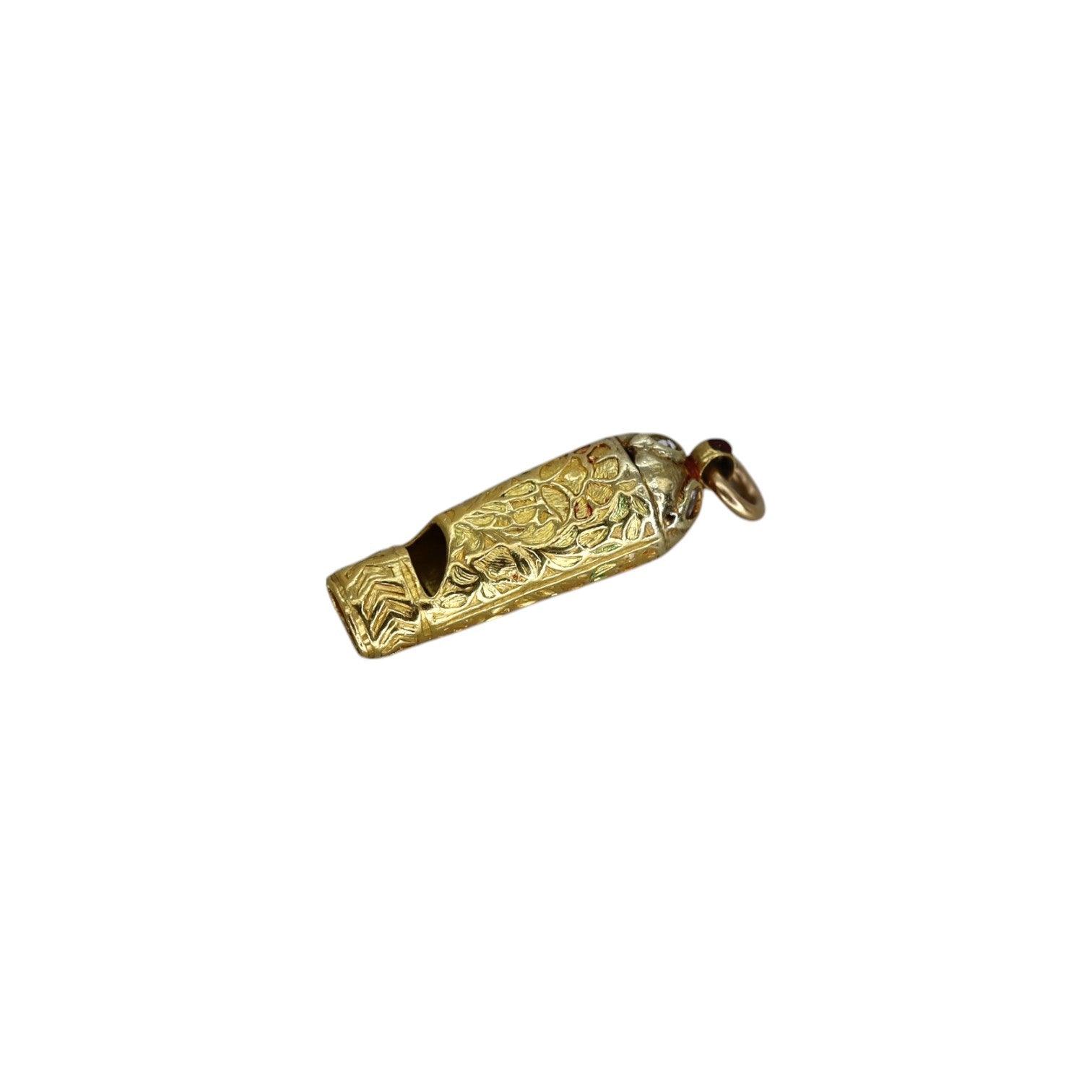 Antique Mughal Whistle Charm Rose Cut Diamonds - Petra Star