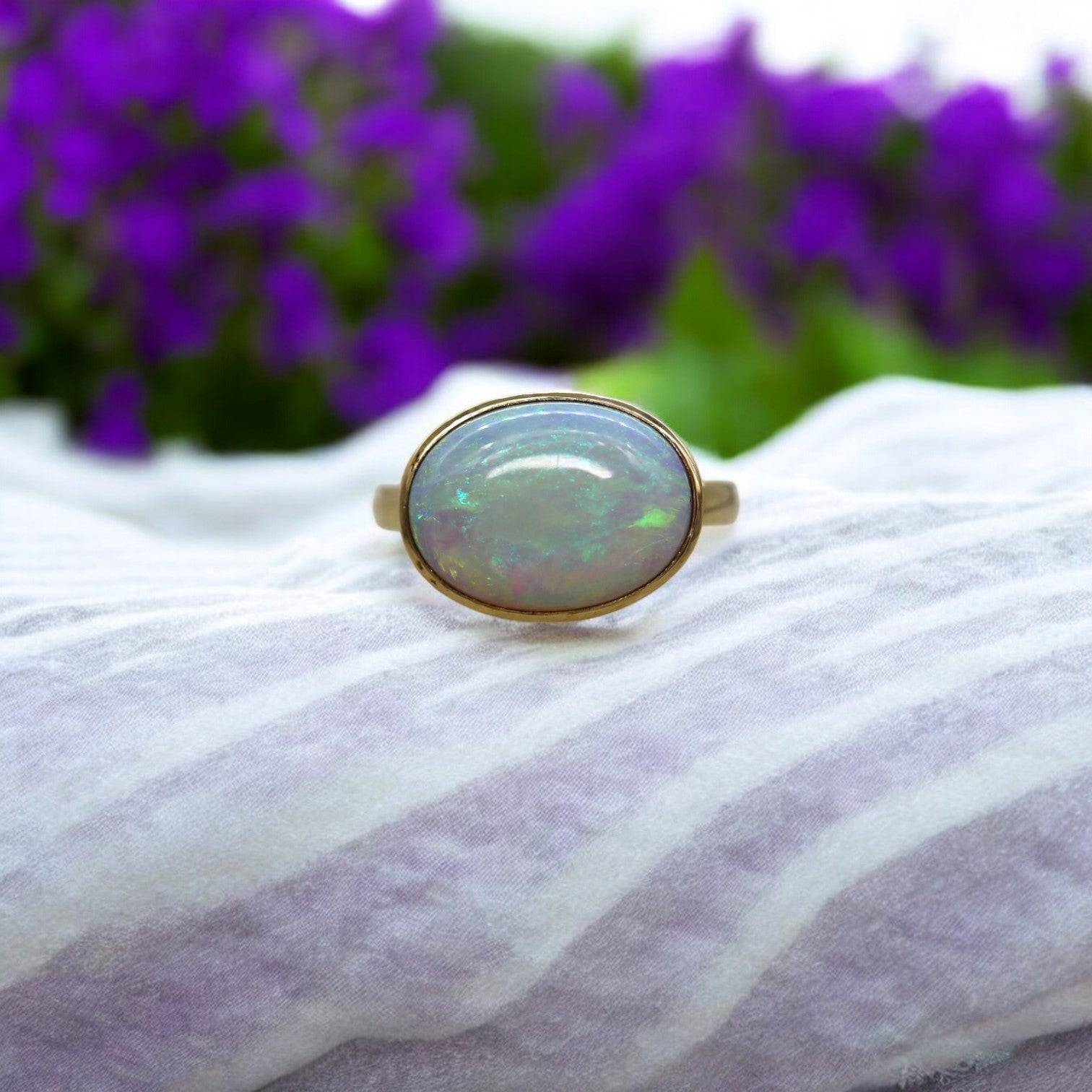 Antique Opal Ring - Petra Star