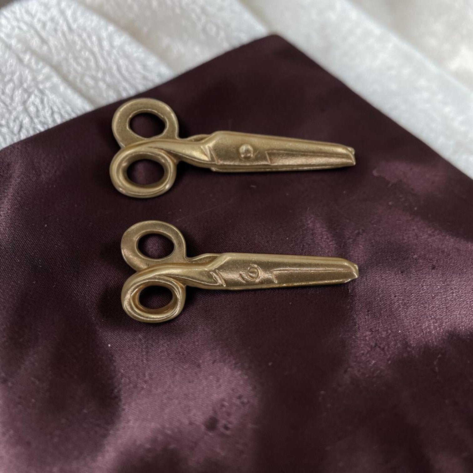 Antique Victorian 14K Yellow Gold Scissor Charm — JMF, Circa 1890s