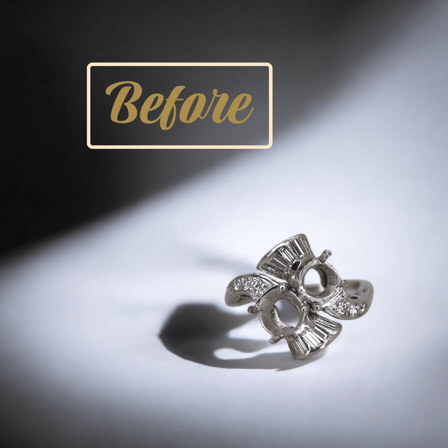 Art Deco Platinum & Andalusite Ring - Petra Star