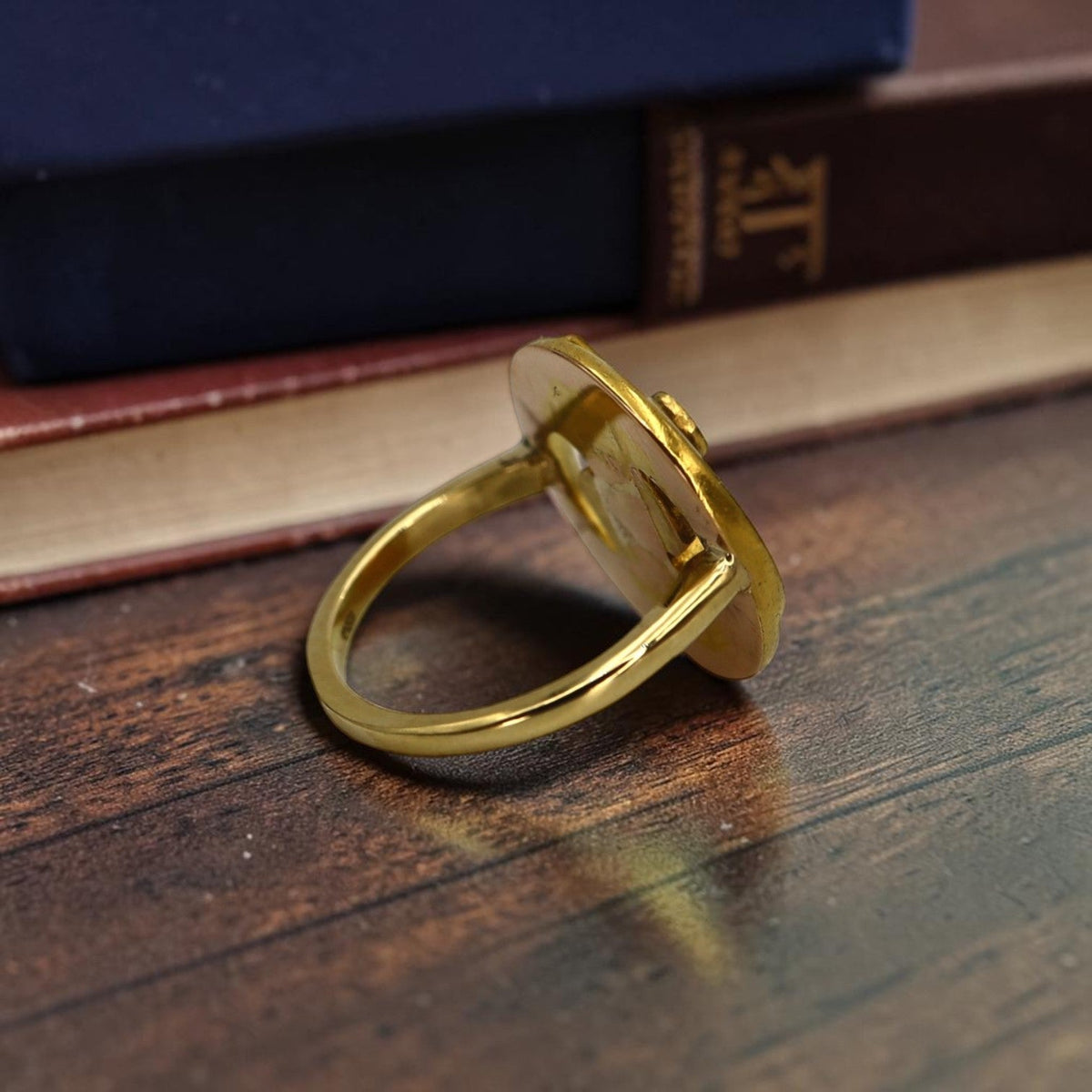 Art Nouveau 18K Gold Twin Serpent Ring — Sapphire & Ruby, Converted Scarf Pin, Circa 1910, Size 6 - Petra StarRing