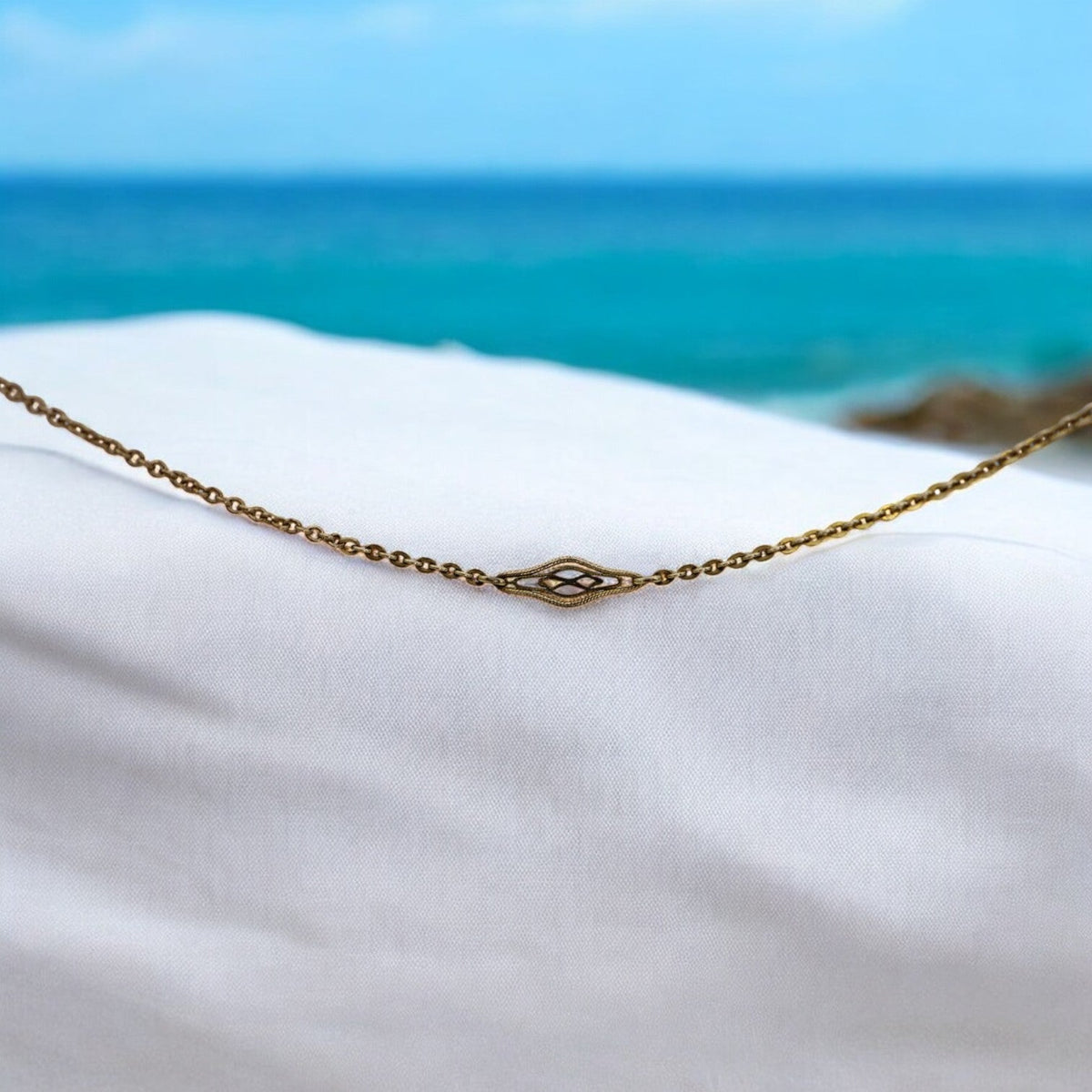 Art Nouveau Gold Filled Chain - Petra Star