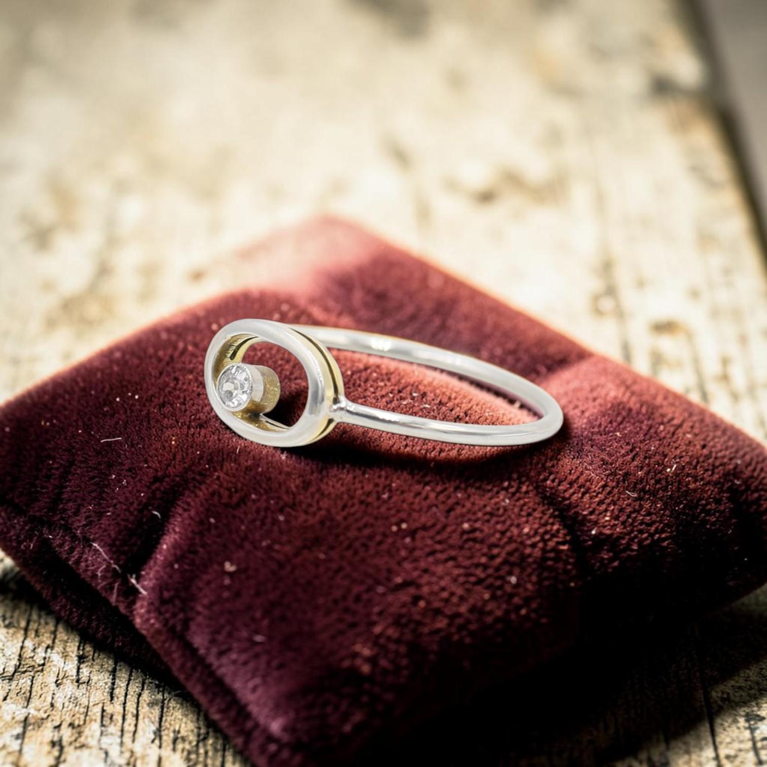 Arts & Crafts Platinum Diamond Ring, Old European Cut, Circa 1905 | Petra Star - Petra Star