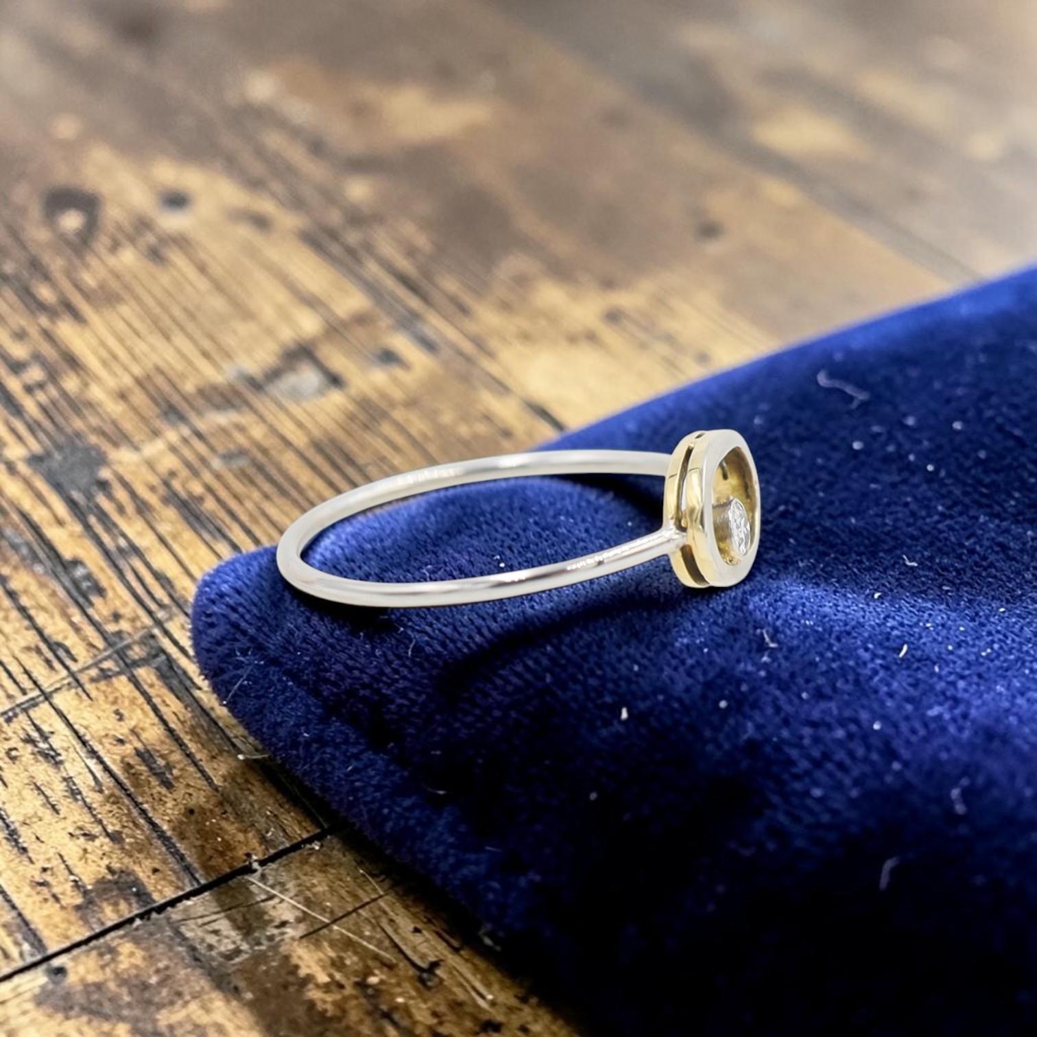 Arts & Crafts Platinum Diamond Ring, Old European Cut, Circa 1905 | Petra Star - Petra Star