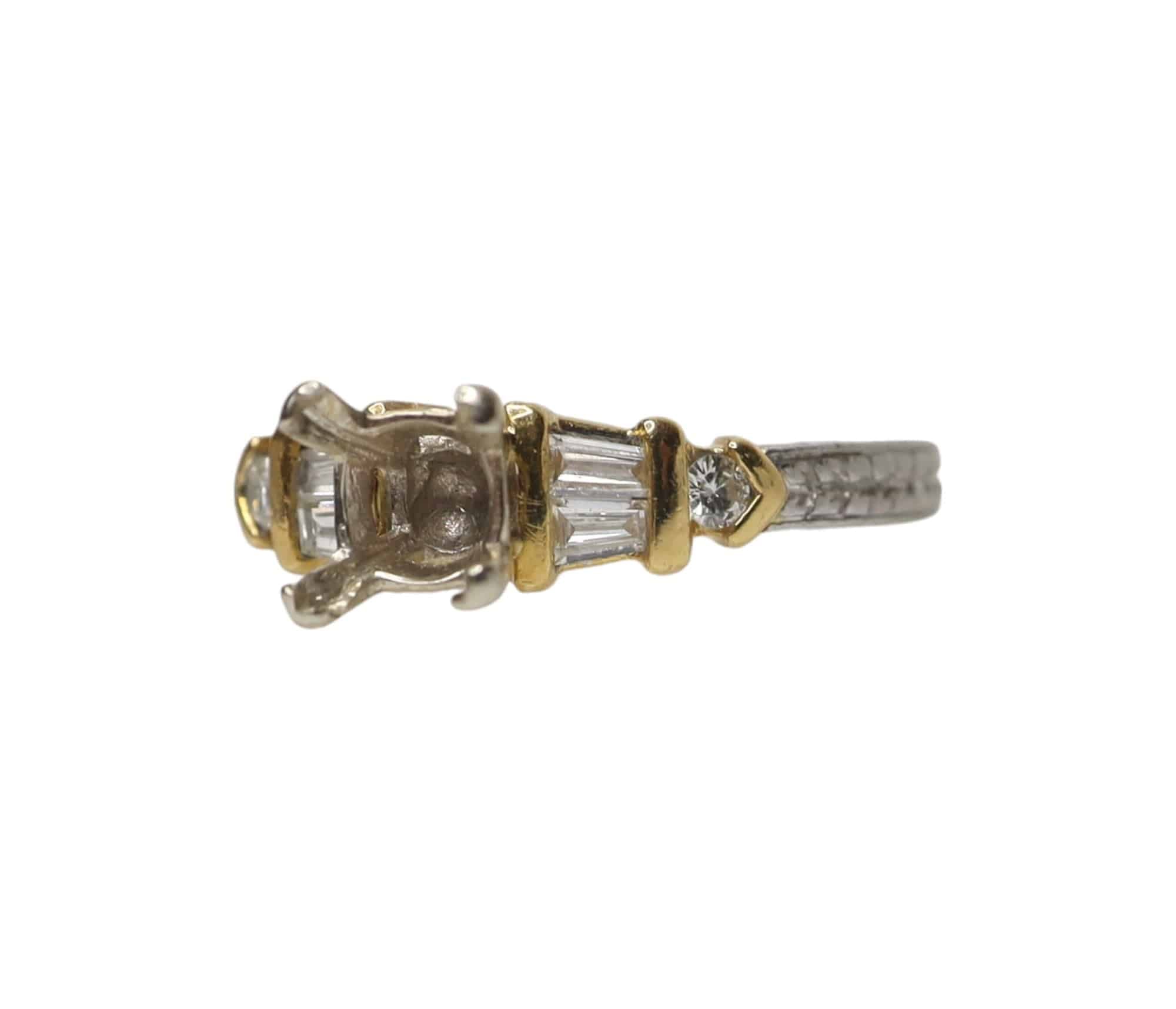 Baguette Diamond Studs - Petra Star