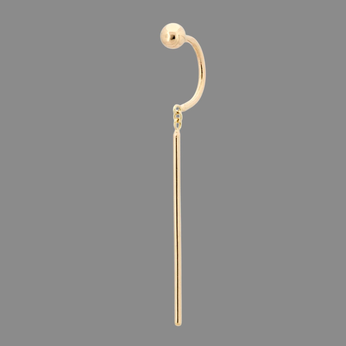 Bead Chime Stud Earrings in 14k Gold - Petra StarEarrings