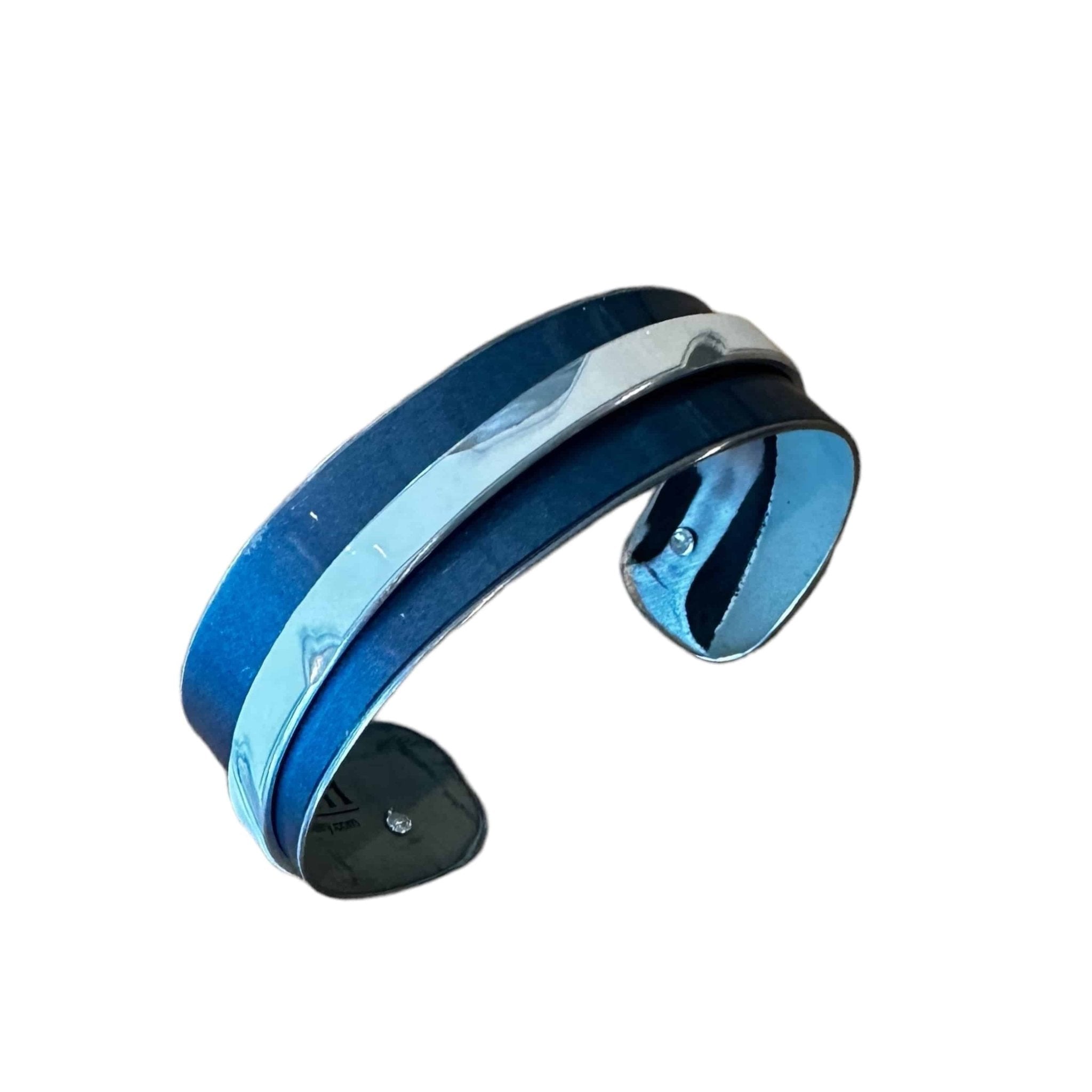 Bentley Silverlake Blue/White Stripe Cuff - Petra Star