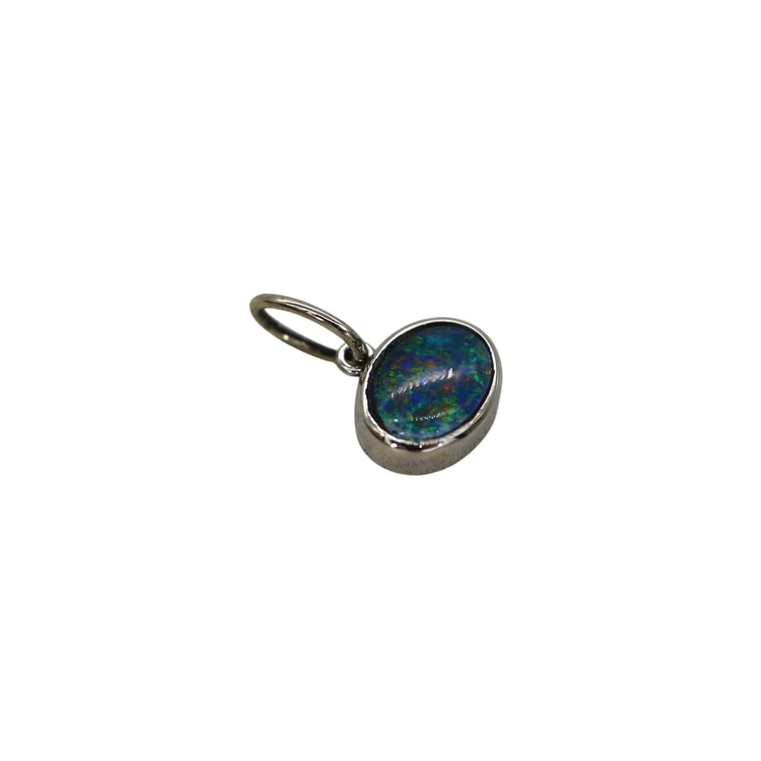 Bespoke Bezel-Set Opal Earrings - Petra Star