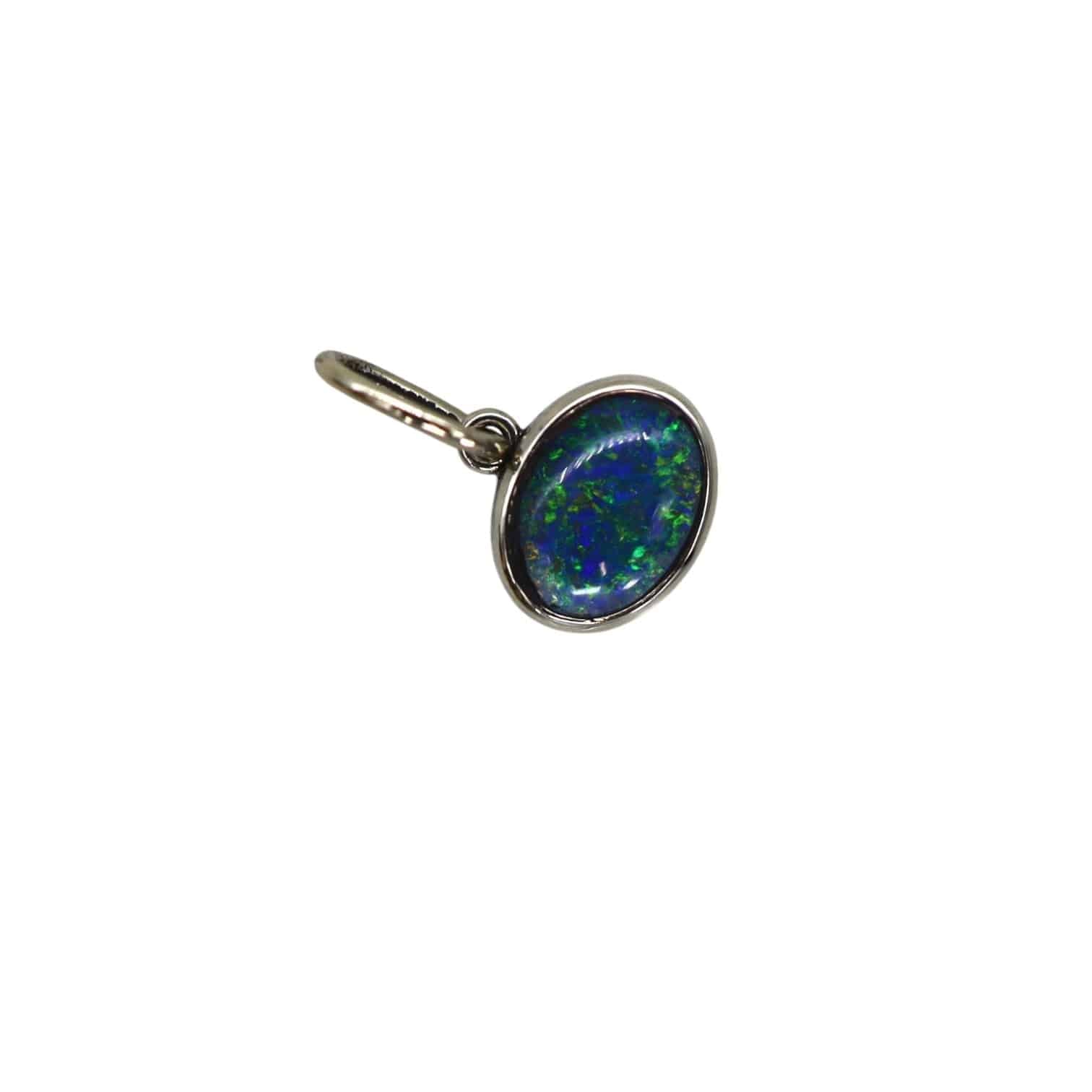 Bespoke Bezel-Set Opal Earrings - Petra Star