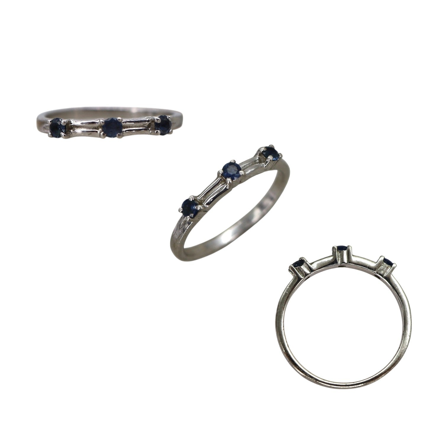 Bespoke Sapphire + Diamond Band - Petra Star