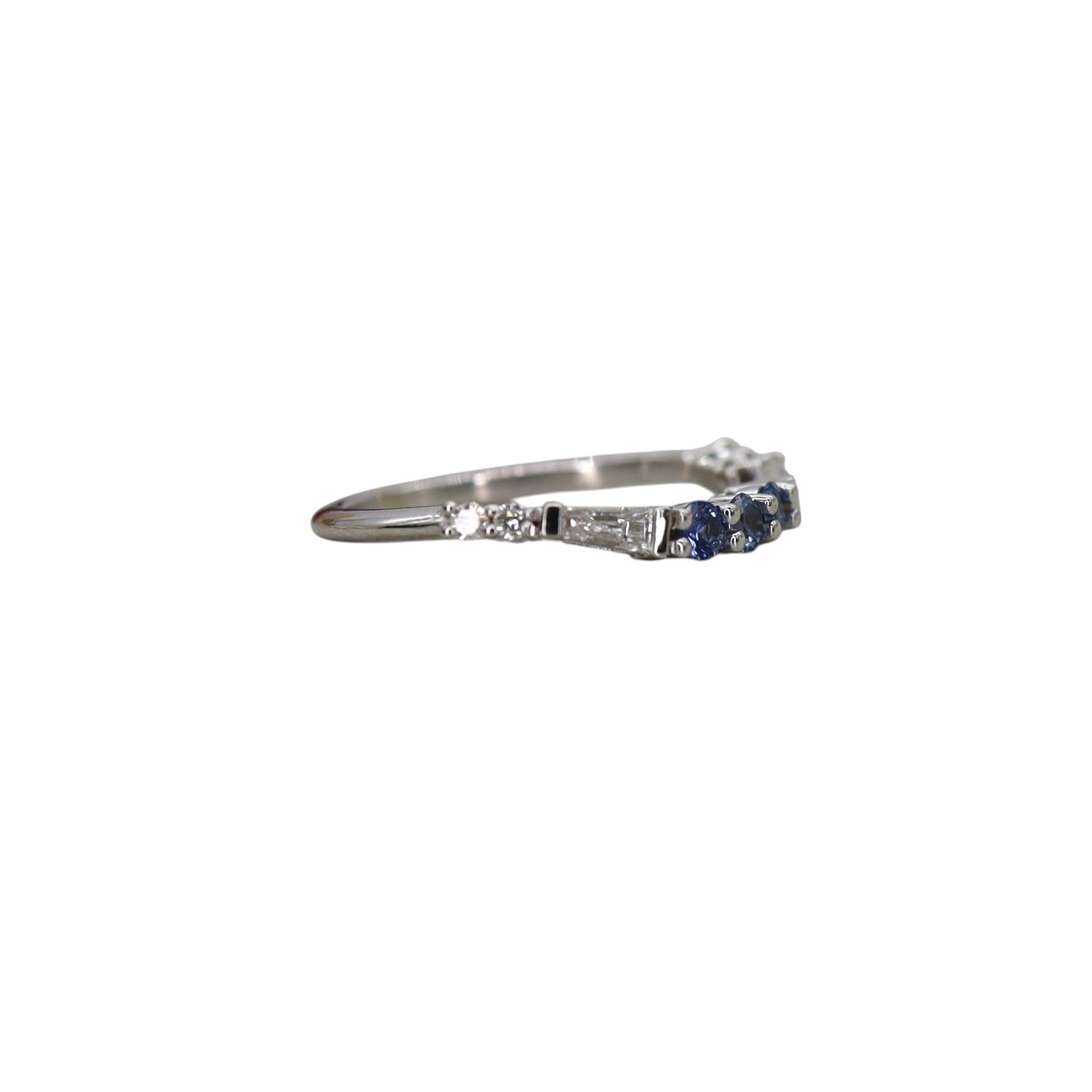 Bespoke Sapphire + Diamond Band - Petra Star