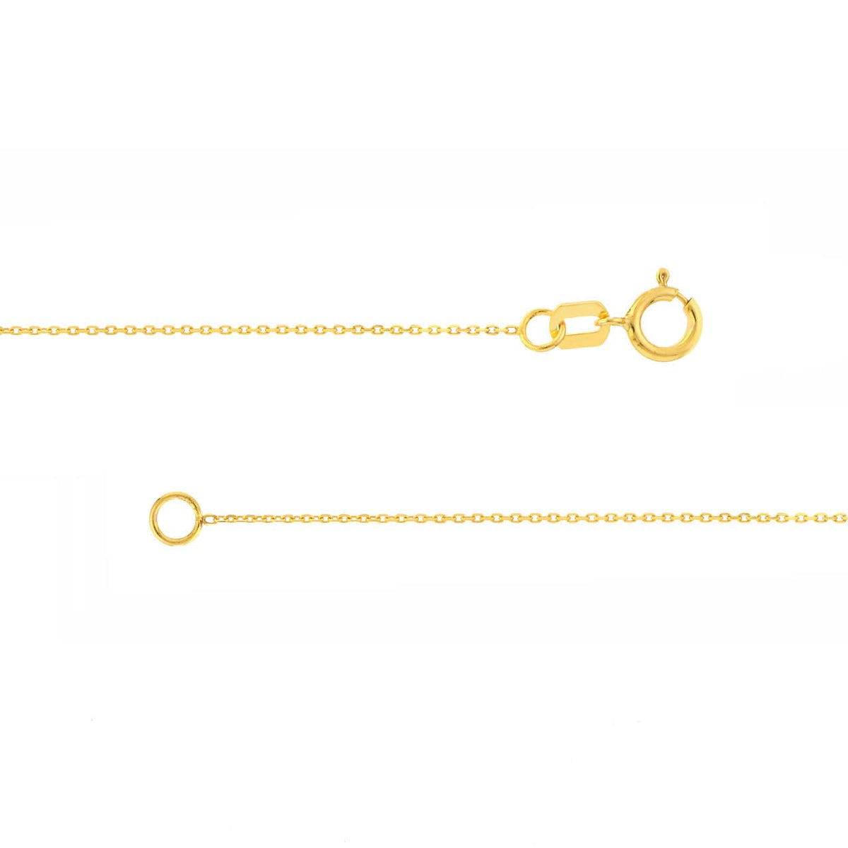 Cable Chain 0.65 mm in 14k Gold - Petra Star