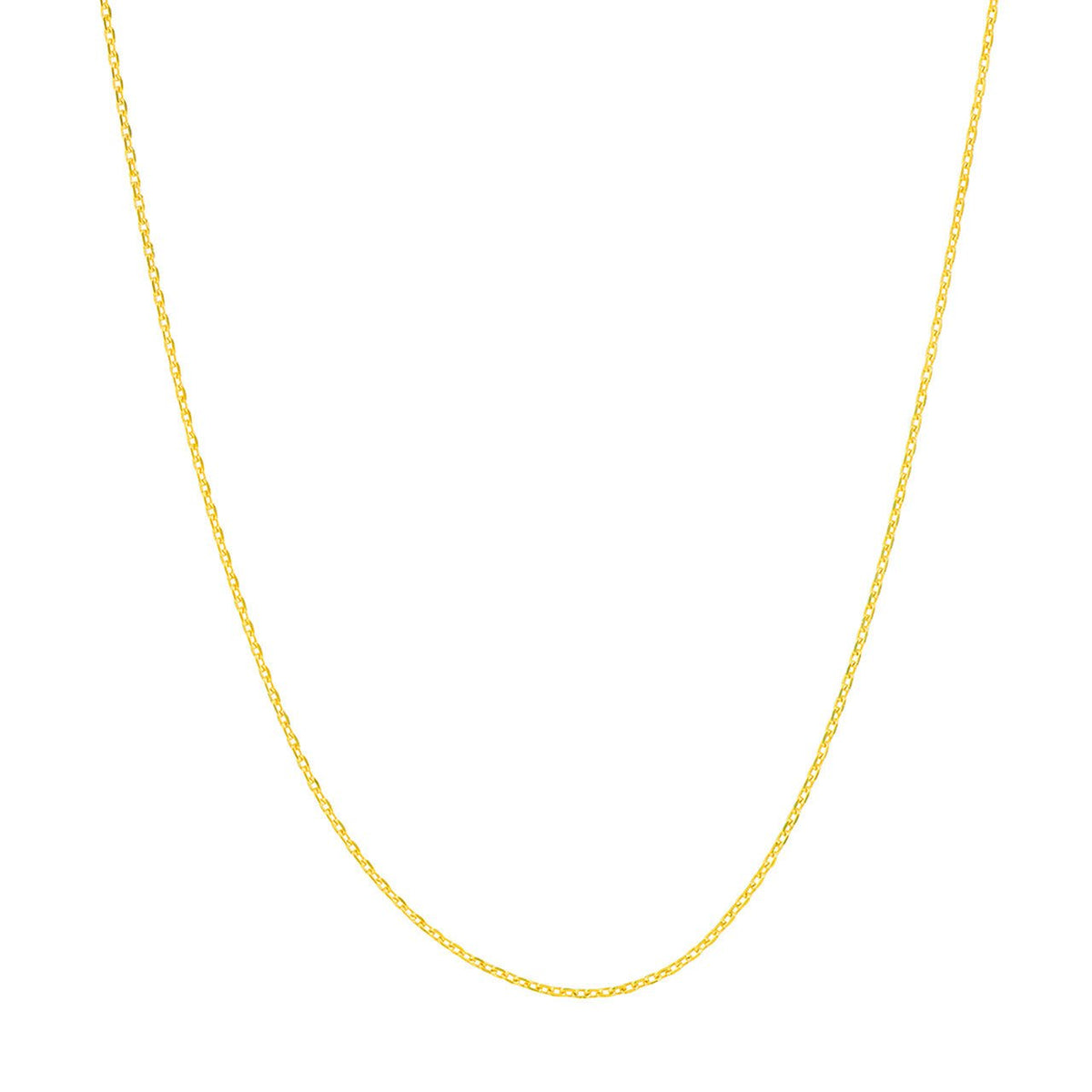 Cable Chain 0.65 mm in 14k Gold - Petra Star