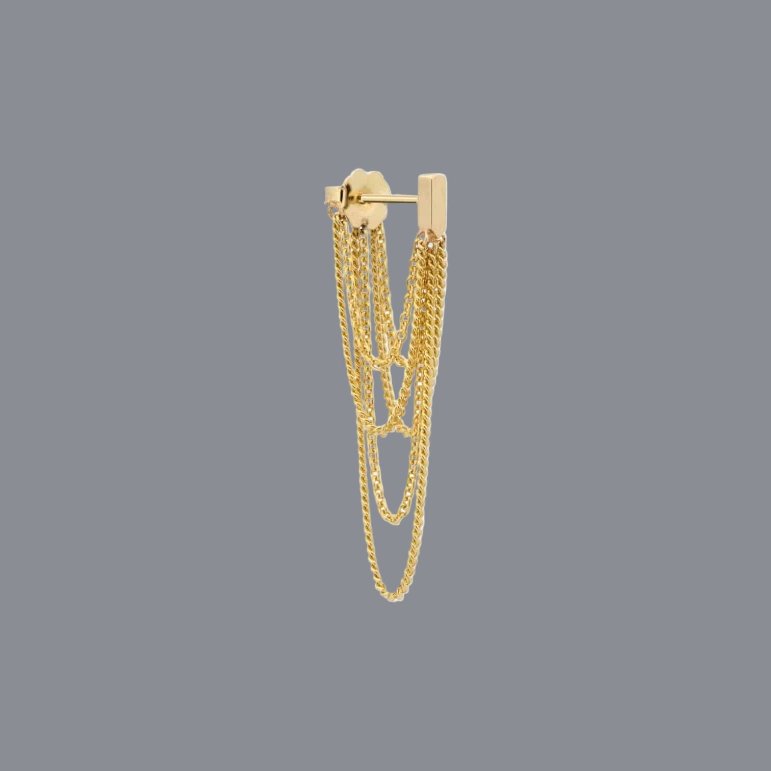 Chandelier Earrings in 14k Yellow Gold - Petra Star