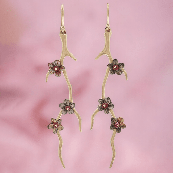 Cherry Blossom Earrings - Petra Star