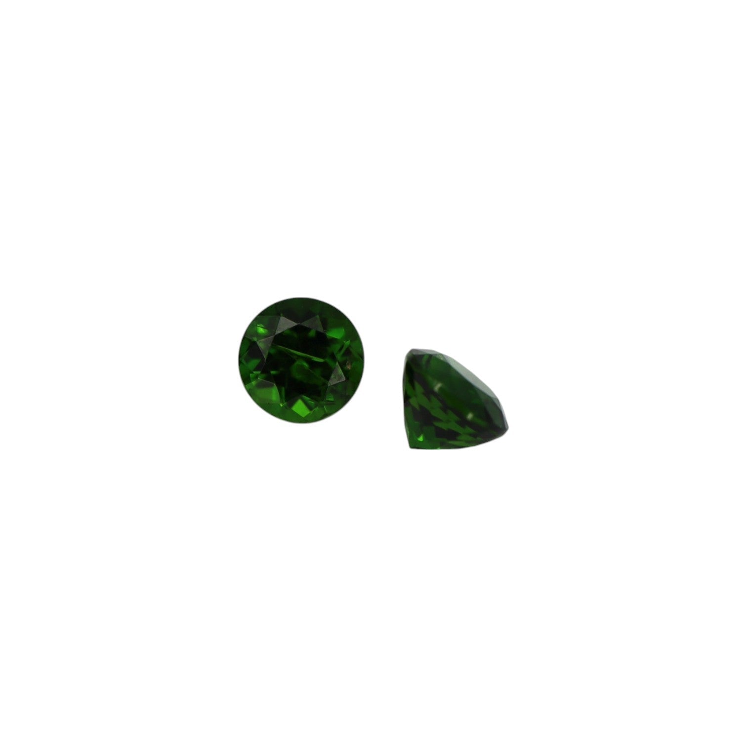 Chrome Diopside Drop Earrings | 14K Yellow Gold Milgrain Threaders | 1.65 ctw - Petra Star