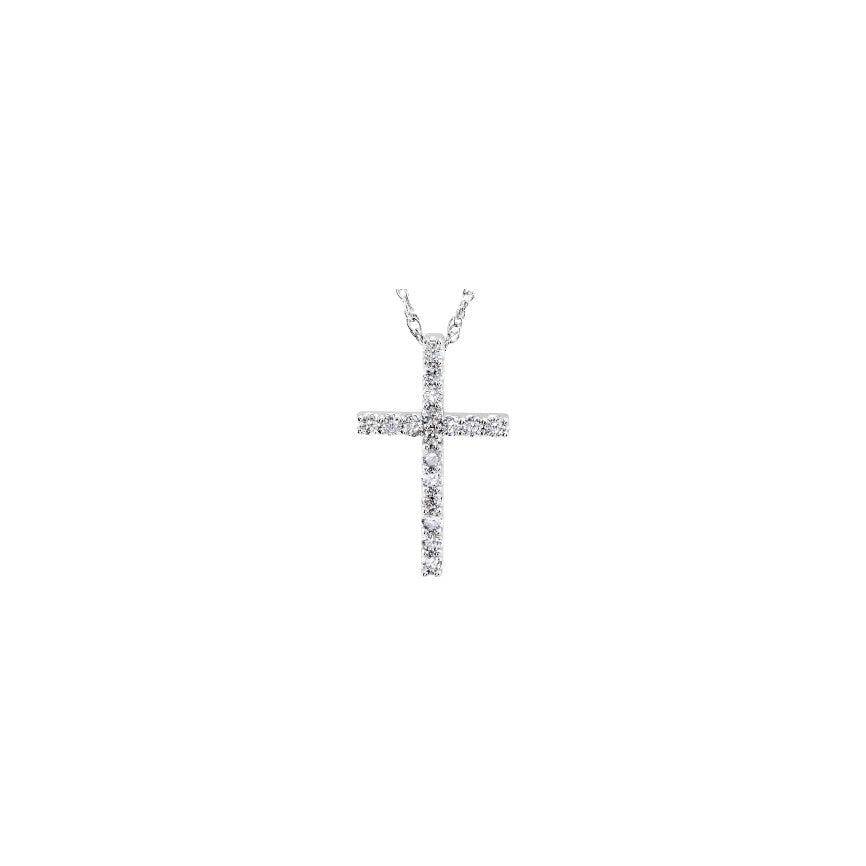 Diamond Cross in 14k - Petra Star