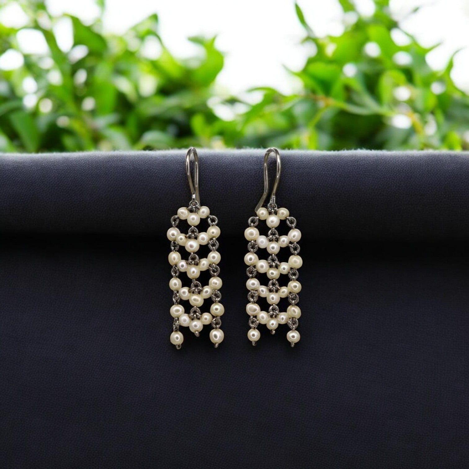 Edwardian Natural Pearl Earrings - Petra Star